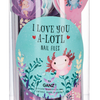 I Love You A-Lotl Axolotl Themed Nail Files
