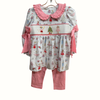 Nutcracker Smocked Legging Set