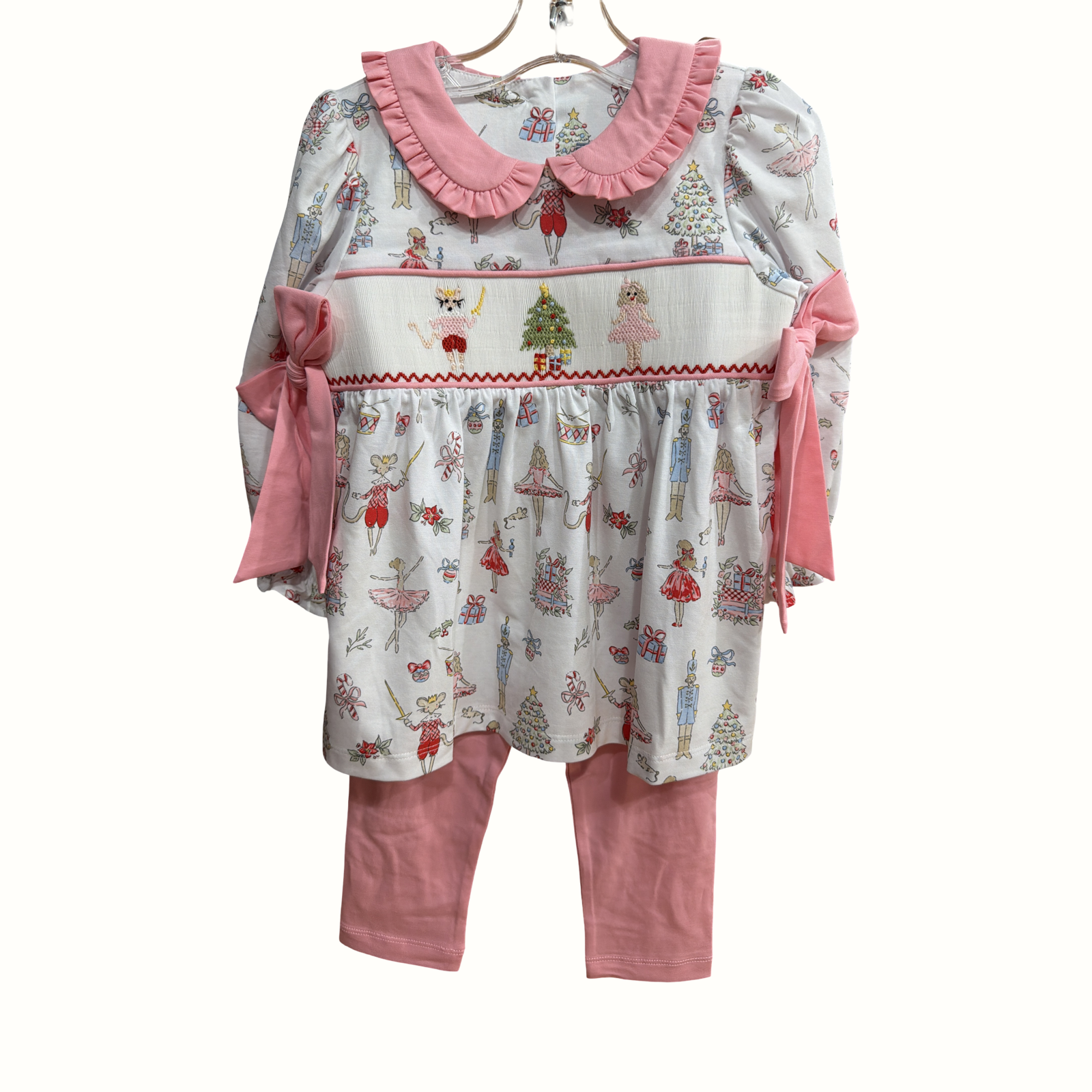 Nutcracker Smocked Legging Set