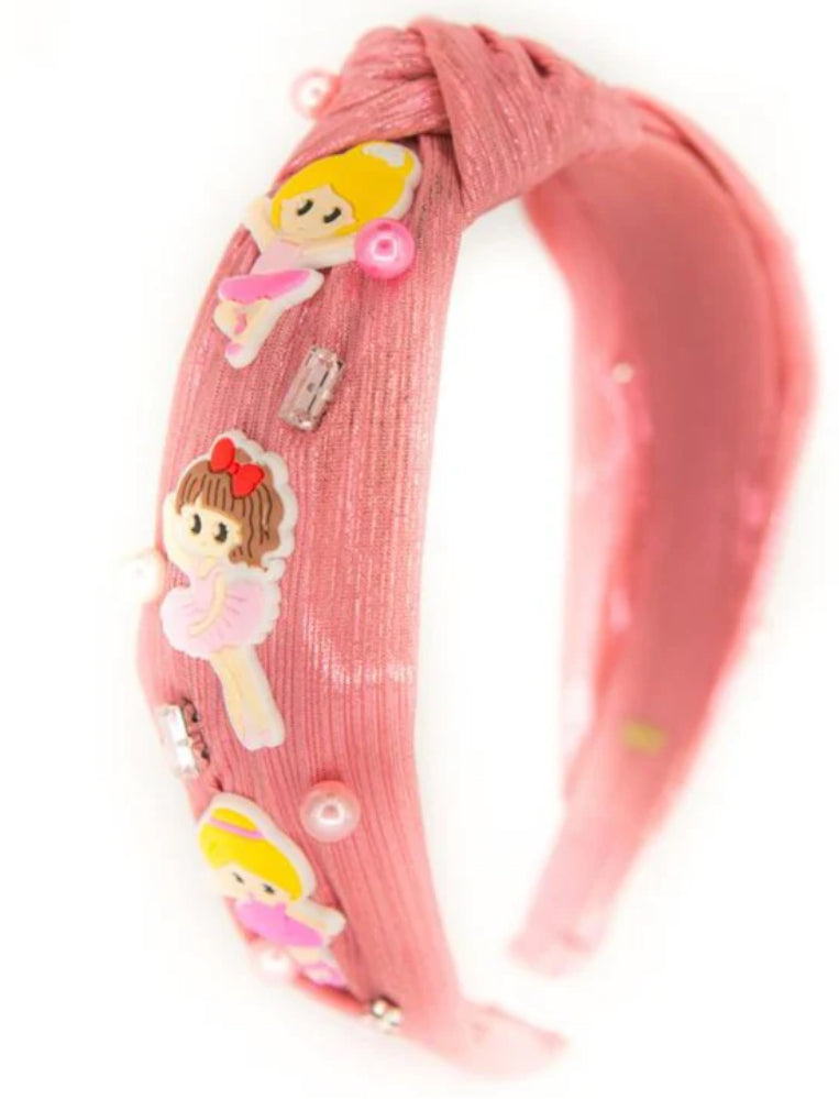 Bari Lynn 3D Charm Headband -Ballerina