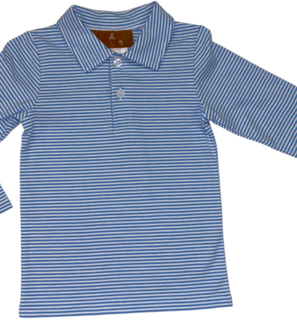 Millie Jay Westin L/S Shirt-Blue Stripe