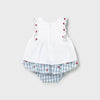 Baby Girl Strawberry Appliqué Skort Set