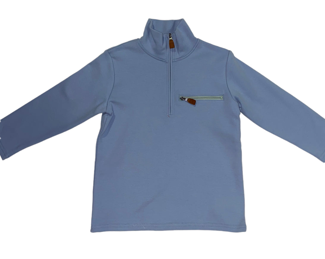 Millie Jay Kingston 1/4 zip pullover-Blue