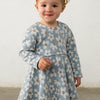Floral Print LS Sweater Dress