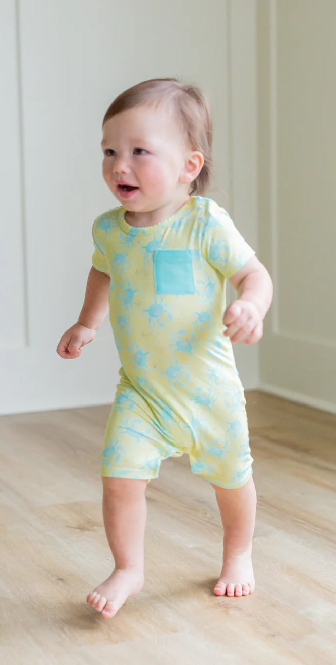 SWEET BAY CLOTHING
Yellow/Blue Crab
Romper