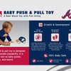 Atlanta Braves Wooden Baby Push/Pull Toy