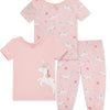 Little Me Unicorn 3-Piece Bamboo Pajama
Set