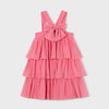 Girl's ruffled bambula dress
