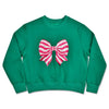 Bow Sequins Sweatshirt-Holiday