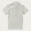 Boys' Short Sleeve Cotton Polo in Ochre
Stripe