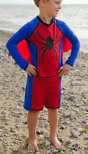 Load image into Gallery viewer, Great Pretenders Super Spider Swimsuit-2 piece
