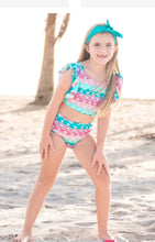 Load image into Gallery viewer, RuffleButts Mermaid Butterfly Tankini
