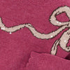 Girls Pink Knit Sweater w/ Sequin Bow Detail