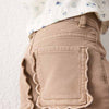 Girls Wide Leg Pants with Ruffle Pockets