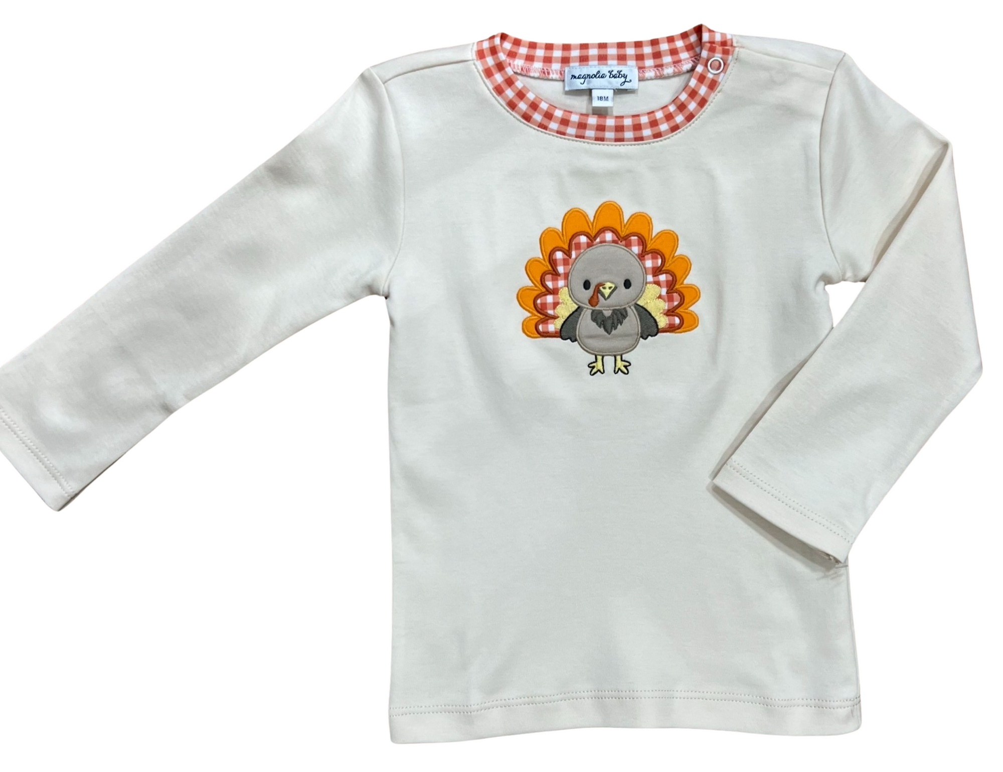 Magnolia Baby Thankful Appliqué L/S Tee