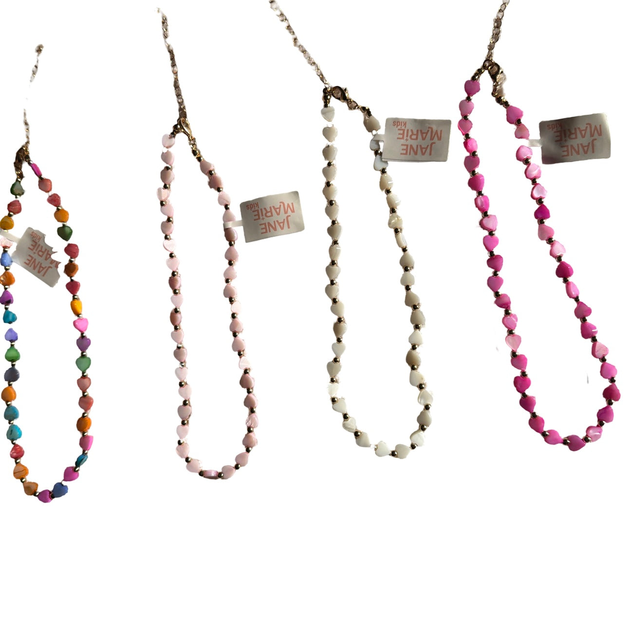 Jane Marie Heart Bead Necklace