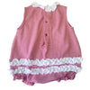 Sailboat Appliqué Bubble with Ruffle Butt