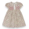 Samantha Floral Smocked Girls Dress