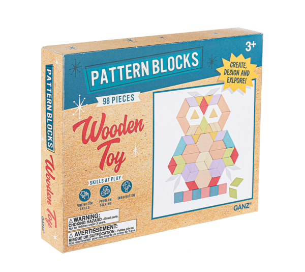 Ganz 98 Piece Wooden Pattern Blocks