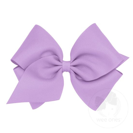 Wee Ones Bow Mini King - Lt Purple