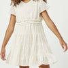 Hayden Girl - Cream Tiered Waist Dress