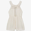 Mayoral Girls Ivory Lace Playsuit