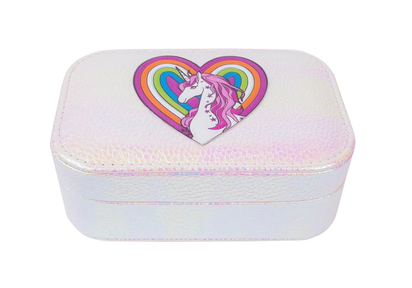 Pretty Precious Unicorn Jewelry Box-Iridescent