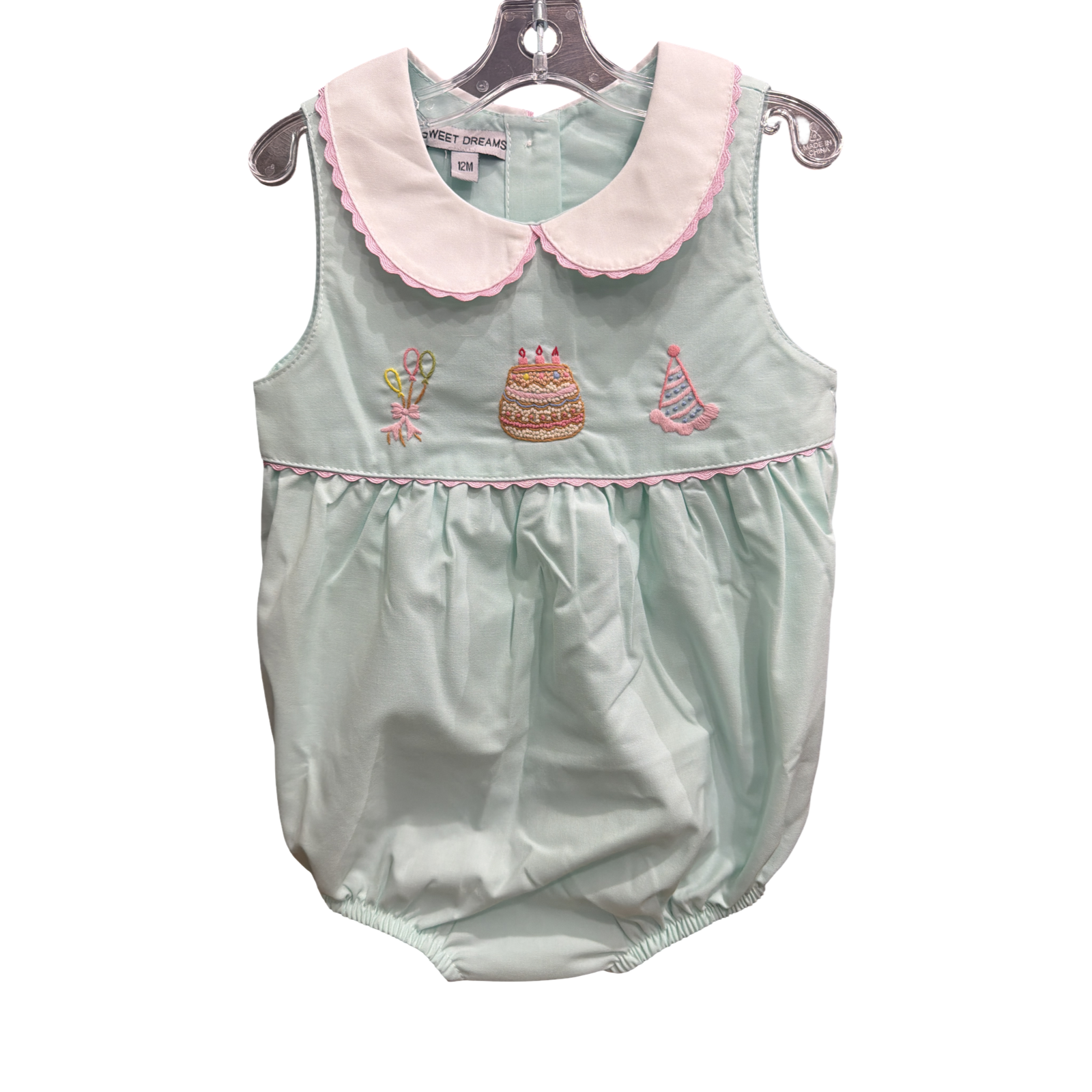 Happy Birthday Mint Girl Bubble