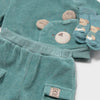 Mayoral Baby Cord Effect Track Suit w/socks