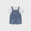 Baby Boy Denim Overall Set