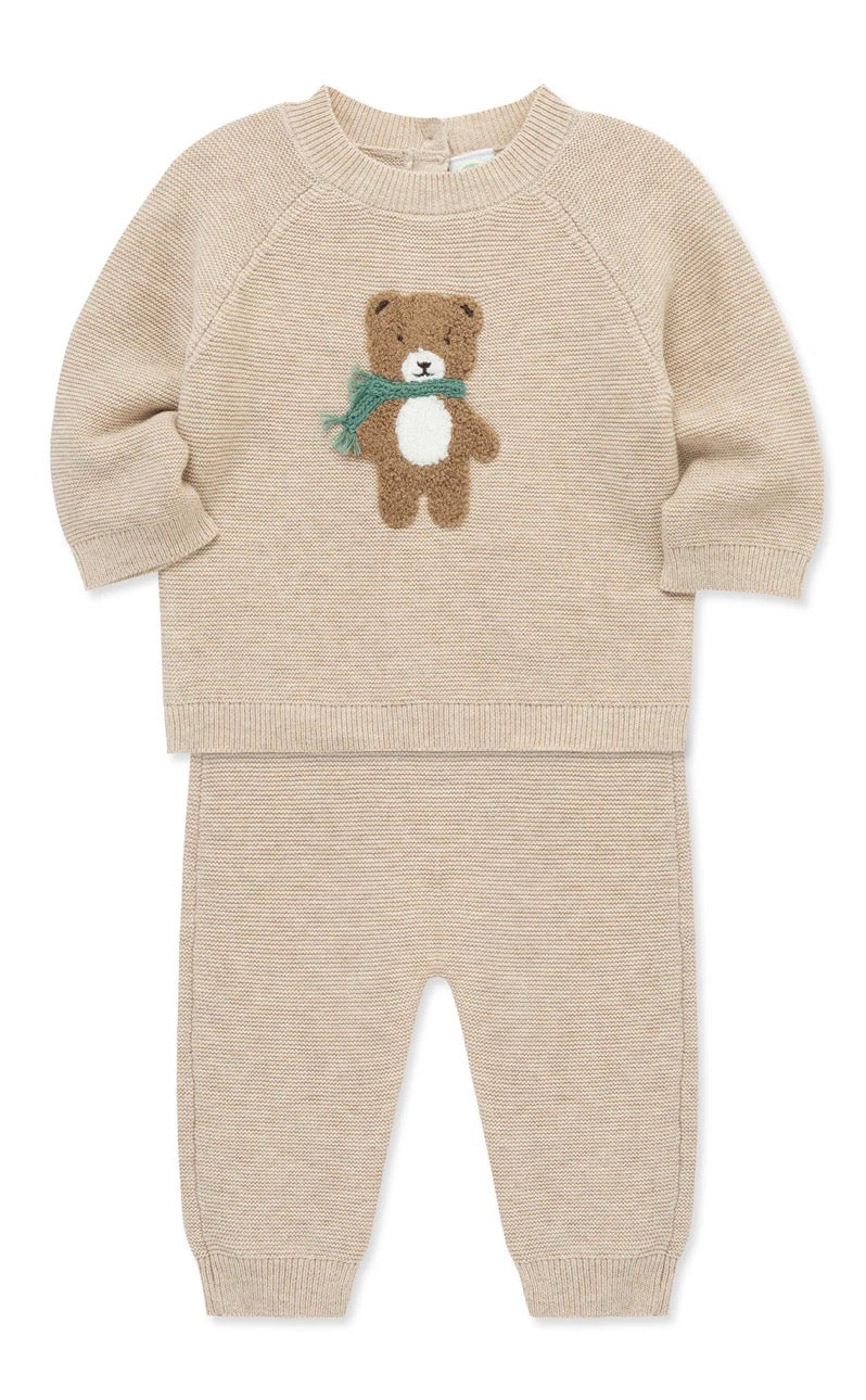Baby Boys Teddy Bear Sweater Set