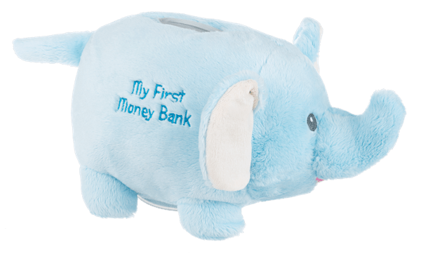 My First Money Bank-Blue Elephant