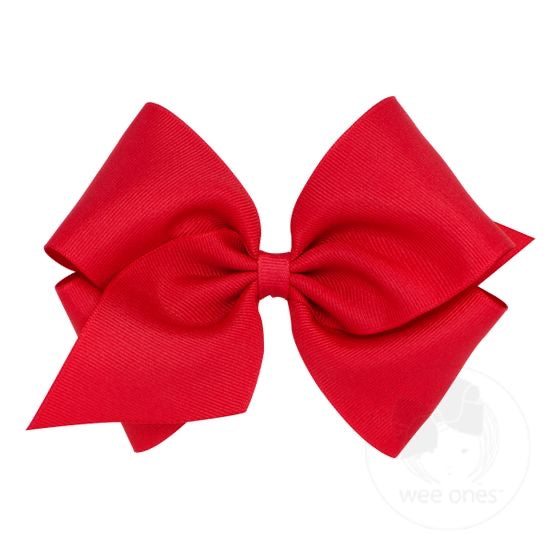 Wee Ones Bow Mini King - Red