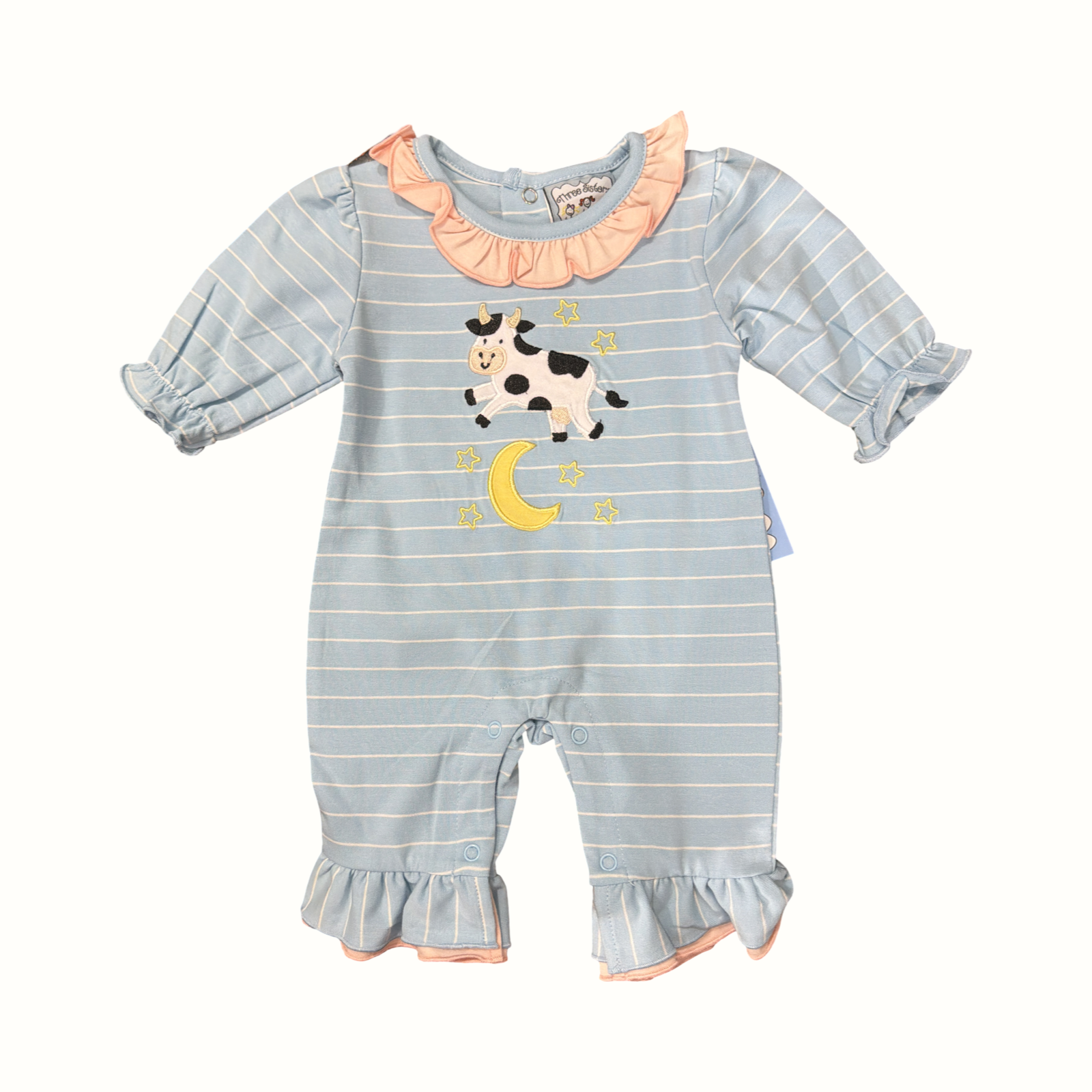 Cow Over The Moon Girls Romper