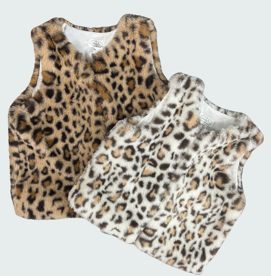 Mudpie fuzzy leopard print best