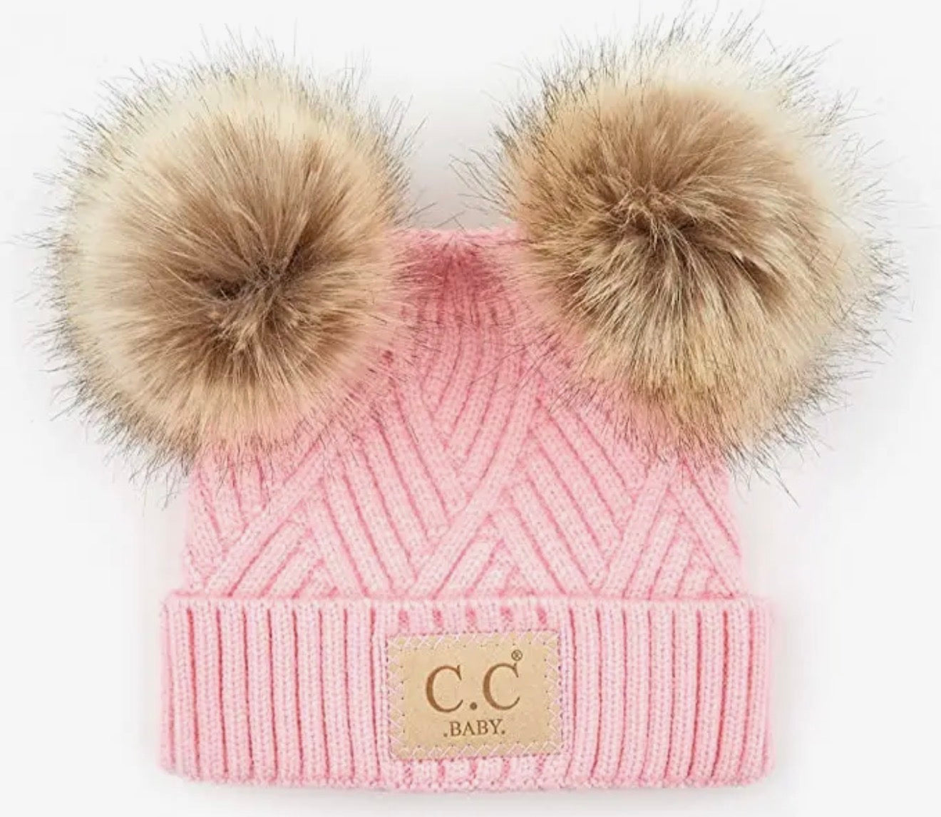 Baby Double Pom Beanie