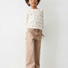 Girls Wide Leg Pants with Ruffle Pockets
