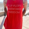 Flip Flop Fireworks and Freedom Tank Tween