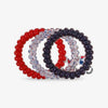 Spiral Hair Coils Small- Atlanta Braves Hair Ties