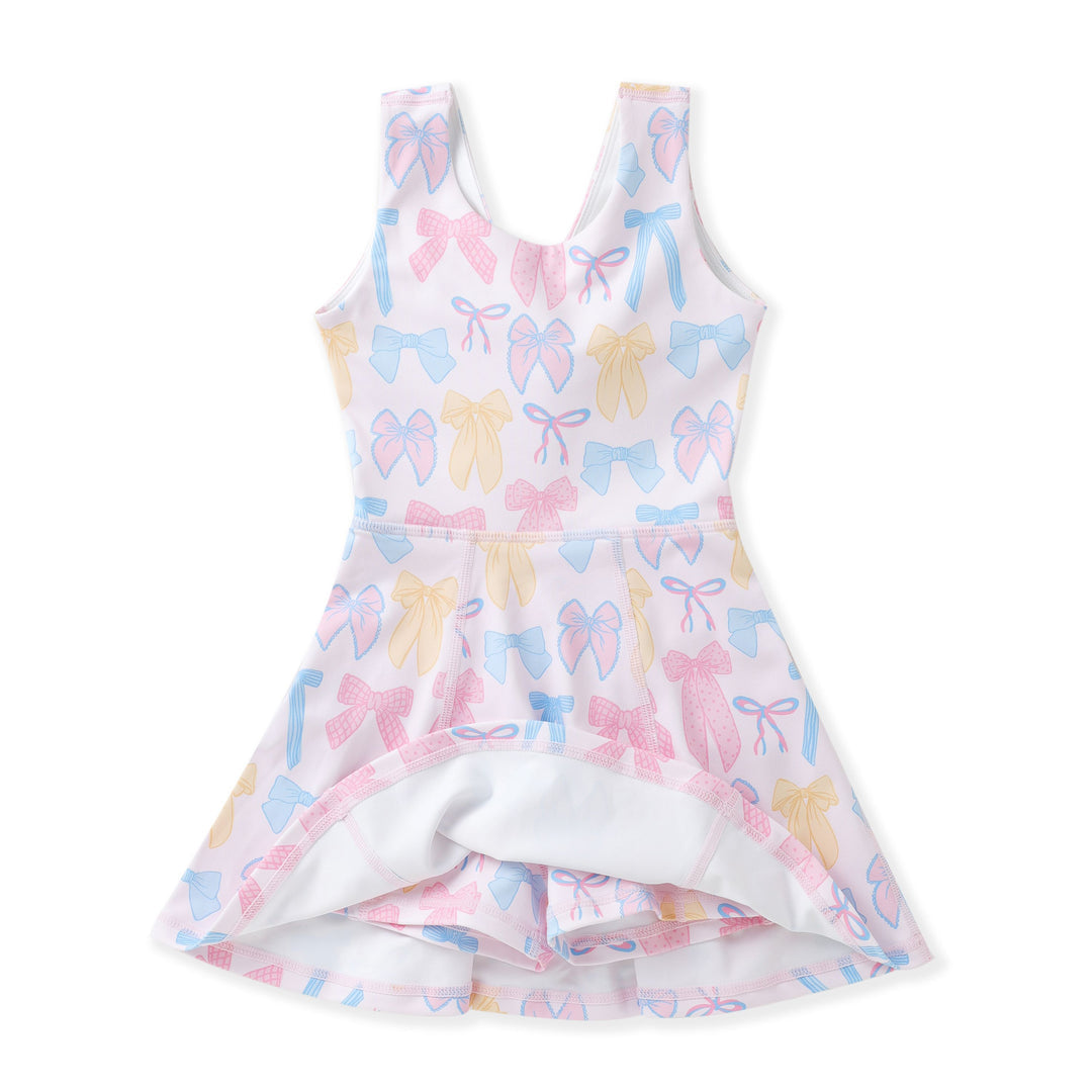 Pastel Bows Active Wear Dress
