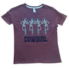 Paperflower Cowgirl Dancing Skeleton Oversized Graphic Tee