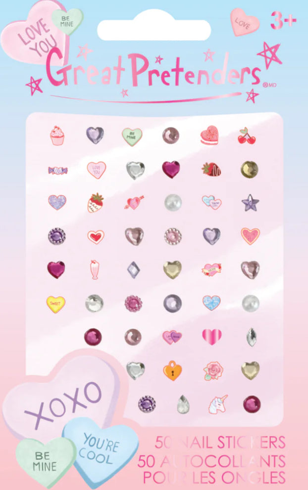 Great Pretenders Candy Heart Nail Stickers