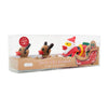 SANTA AND HIS REINDUCKS BATH
TOY SET