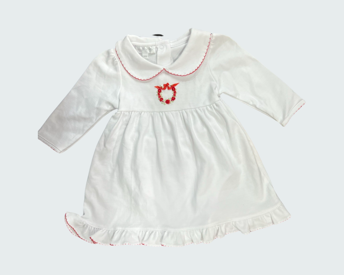 Magnolia Baby Classic Collared Christmas Dress