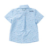 BOYS' SHORT SLEEVE BUTTON DOWN SHIRT —
WINDSURFER BOATS IN THE BAY PRINT