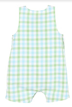 Load image into Gallery viewer, Sophie &amp; Lucas Blue and Green Gingham Jon Jon
