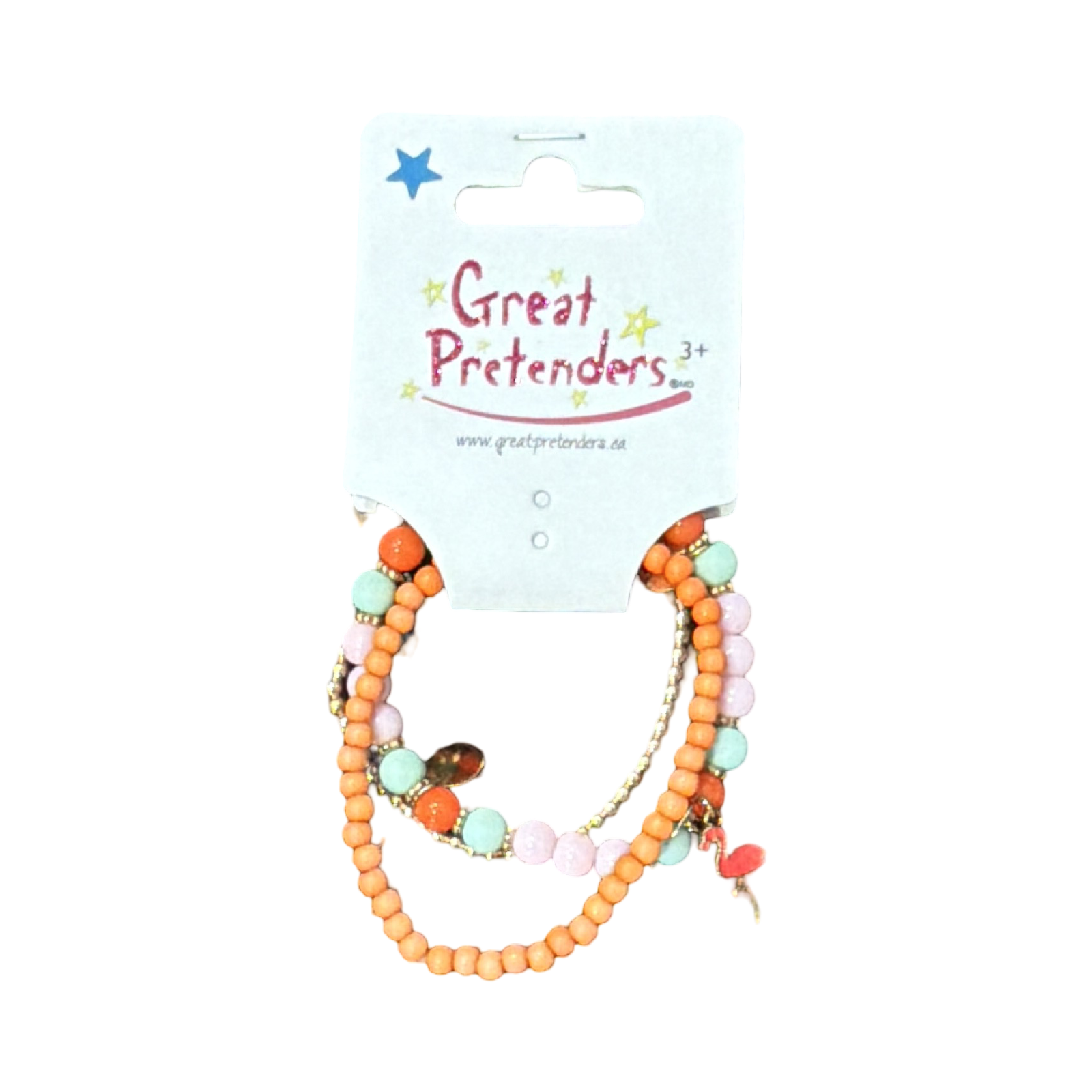 Hot Tropics Bracelet Set-Flamingo