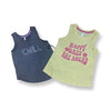 Chill Embroidery Tank Tween