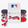 Spiral Hair Coils Small- Atlanta Braves Hair Ties