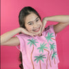 Paper Flower Bon Bon Embroidered Palm Top